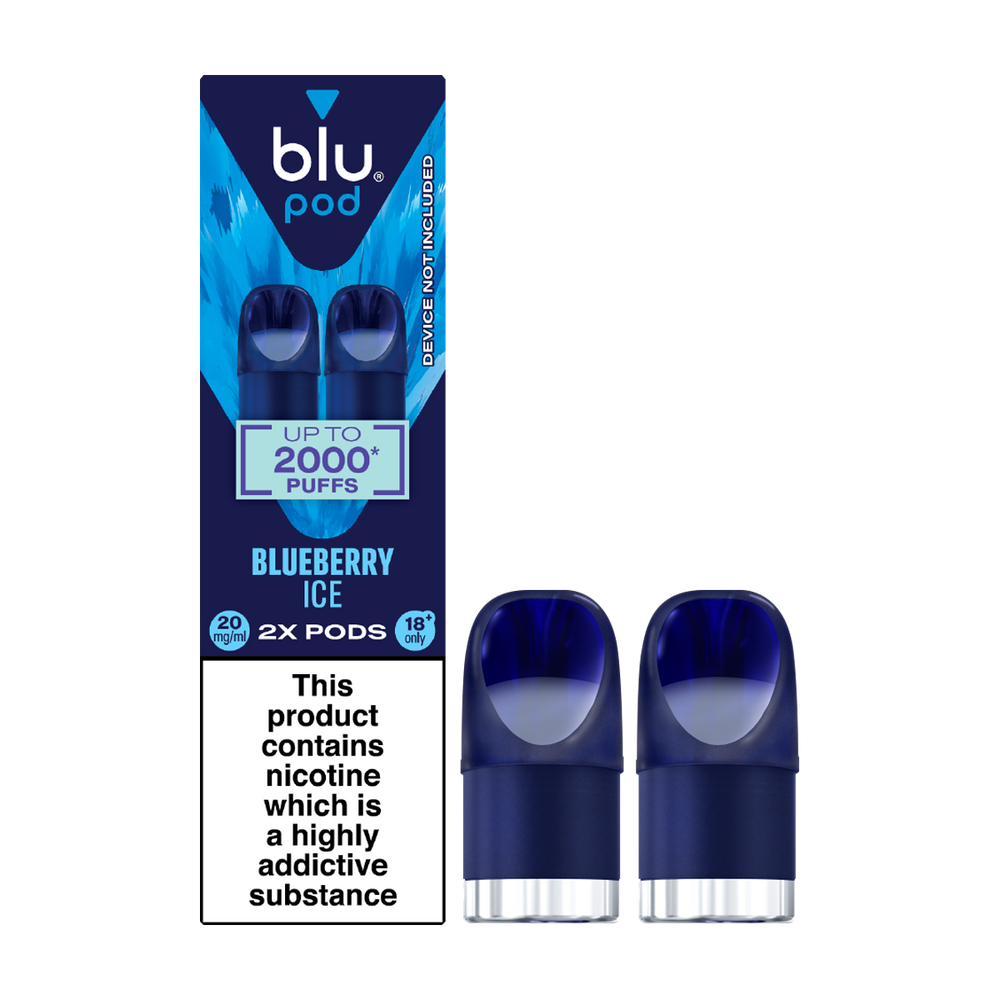 Blueberry Ice Blu Bar Pods | 3 For 15 | Pack Of 2 Vape Shop Blueberry Ice Blu Bar Pods | 3 For 15 | Pack Of 2 Vape Shop