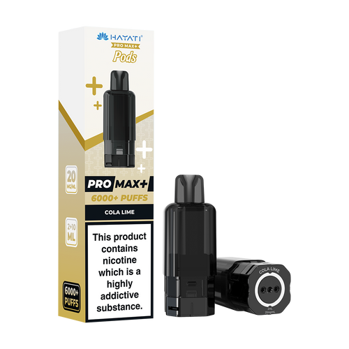 cola lime hayati pro max plus pods 6000