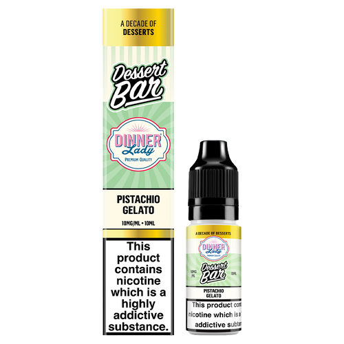 dinner lady bar salts desserts pistachio gelato 10ml