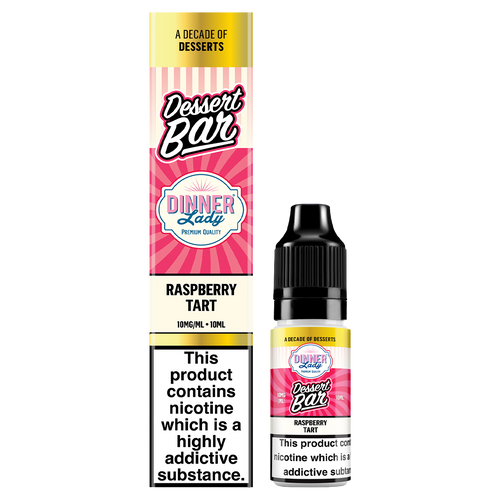 dinner lady bar salts desserts raspberry tart 10ml