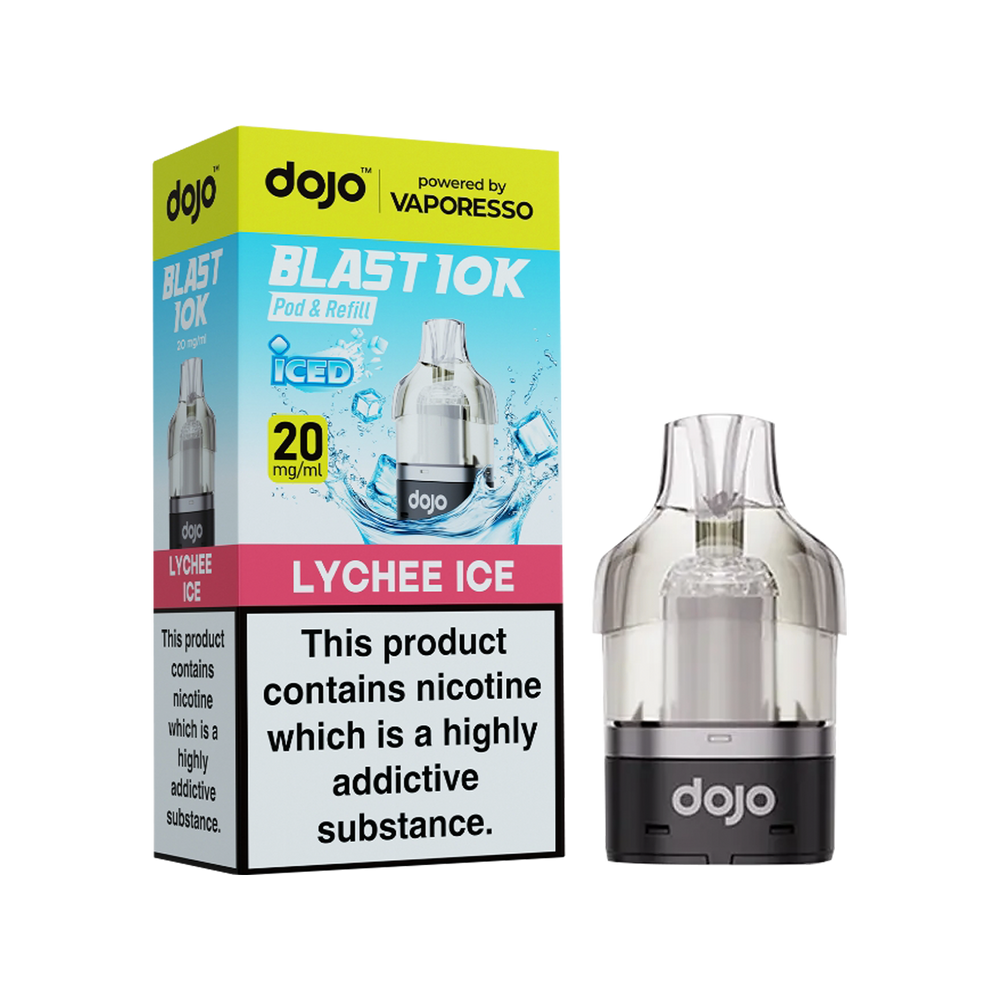 dojo blast 10k refill lychee ice