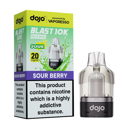 dojo blast 10k refill sour berry