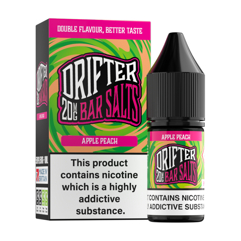Apple Peach Nic Salt by Drifter Bar Salts 10ml 20mg