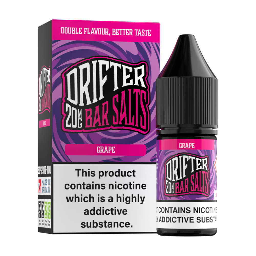 Grape Nic Salt by Drifter Bar Salts 10ml 10mg