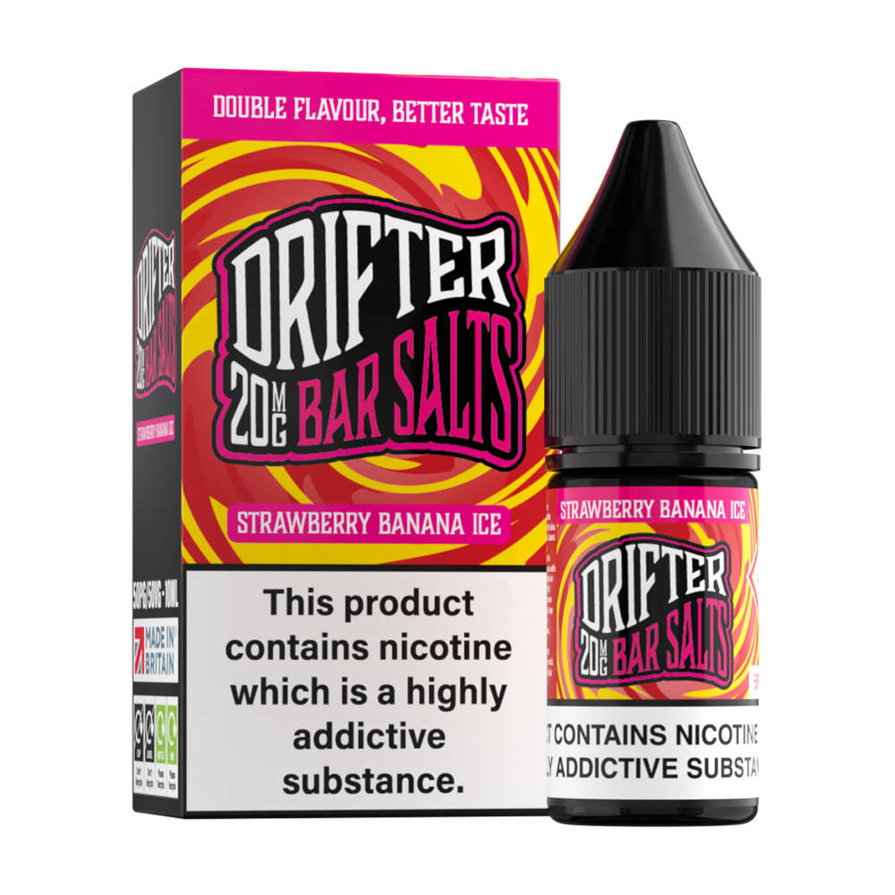 Strawberry Banana Ice Nic Salt by Drifter Bar Salts 10ml