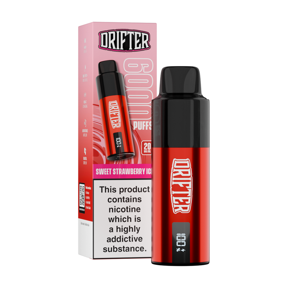 Drifter 6K Pod Kit strawberry ice