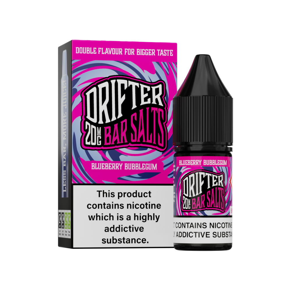 Blueberry Bubblegum Nic Salt by Drifter Bar Salts 10ml 20mg