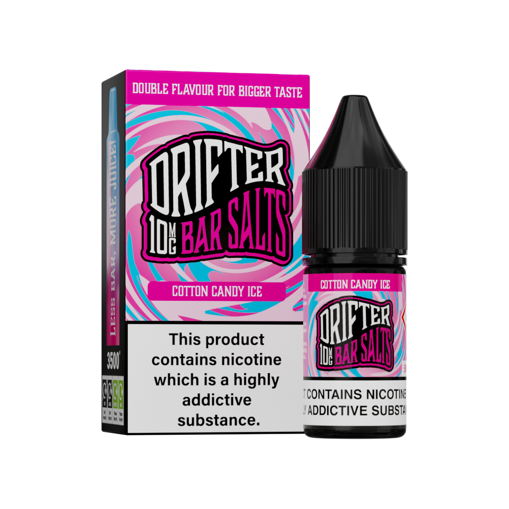 Cotton Candy Ice Nic Salt by Drifter Bar Salts 10ml 10mg