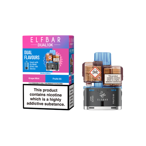 elf bar dual 10k refill shisha edition