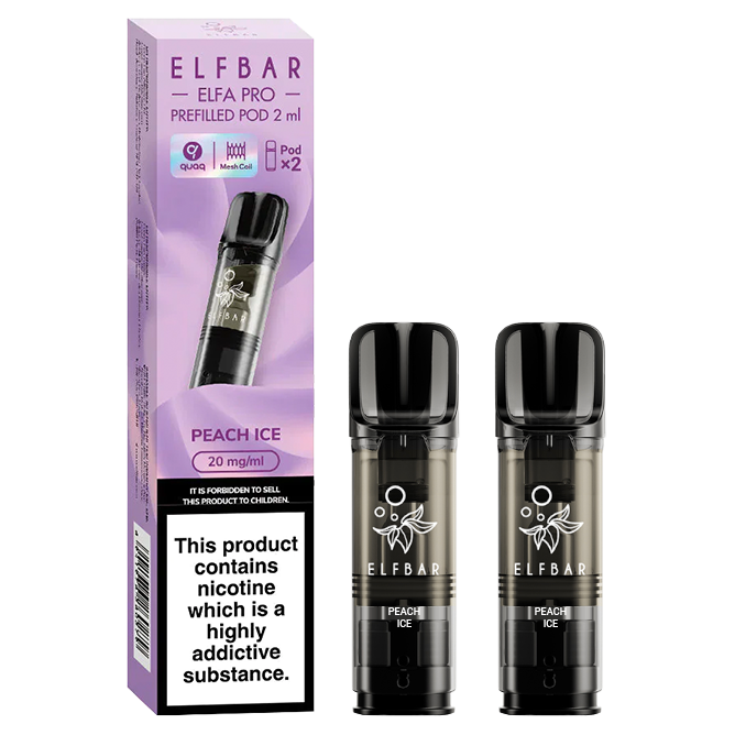 Peach Ice Elf Bar Elfa Pro Pods