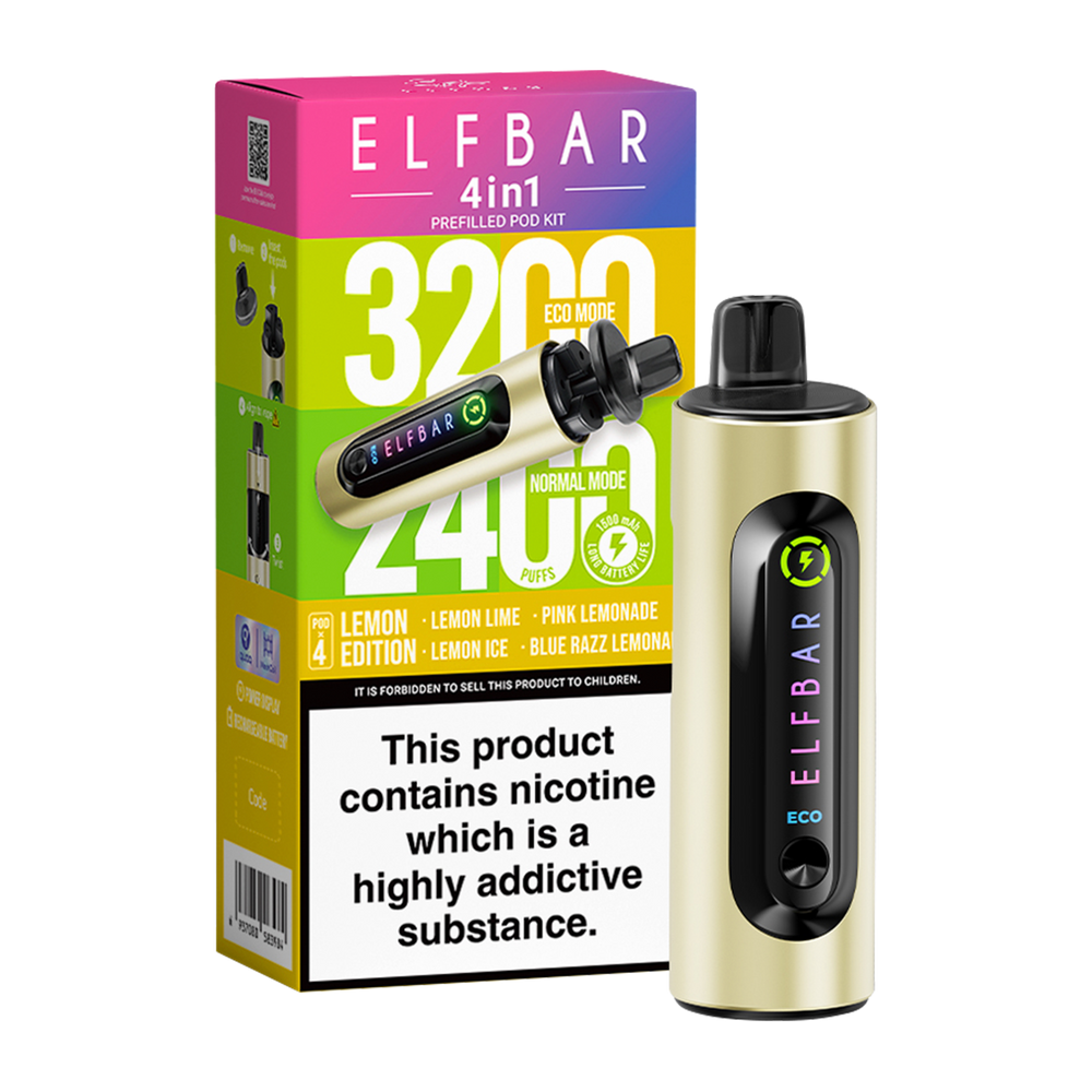 Elfbar 4in1 Vape Kit | Up to 3200 Puffs of Vaping Vape Shop Elfbar 4in1 Vape Kit | Up to 3200 Puffs of Vaping Vape Shop