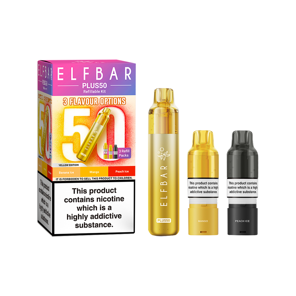 Elf Bar Plus 50 Prefilled Pod Kit  Vape Shop