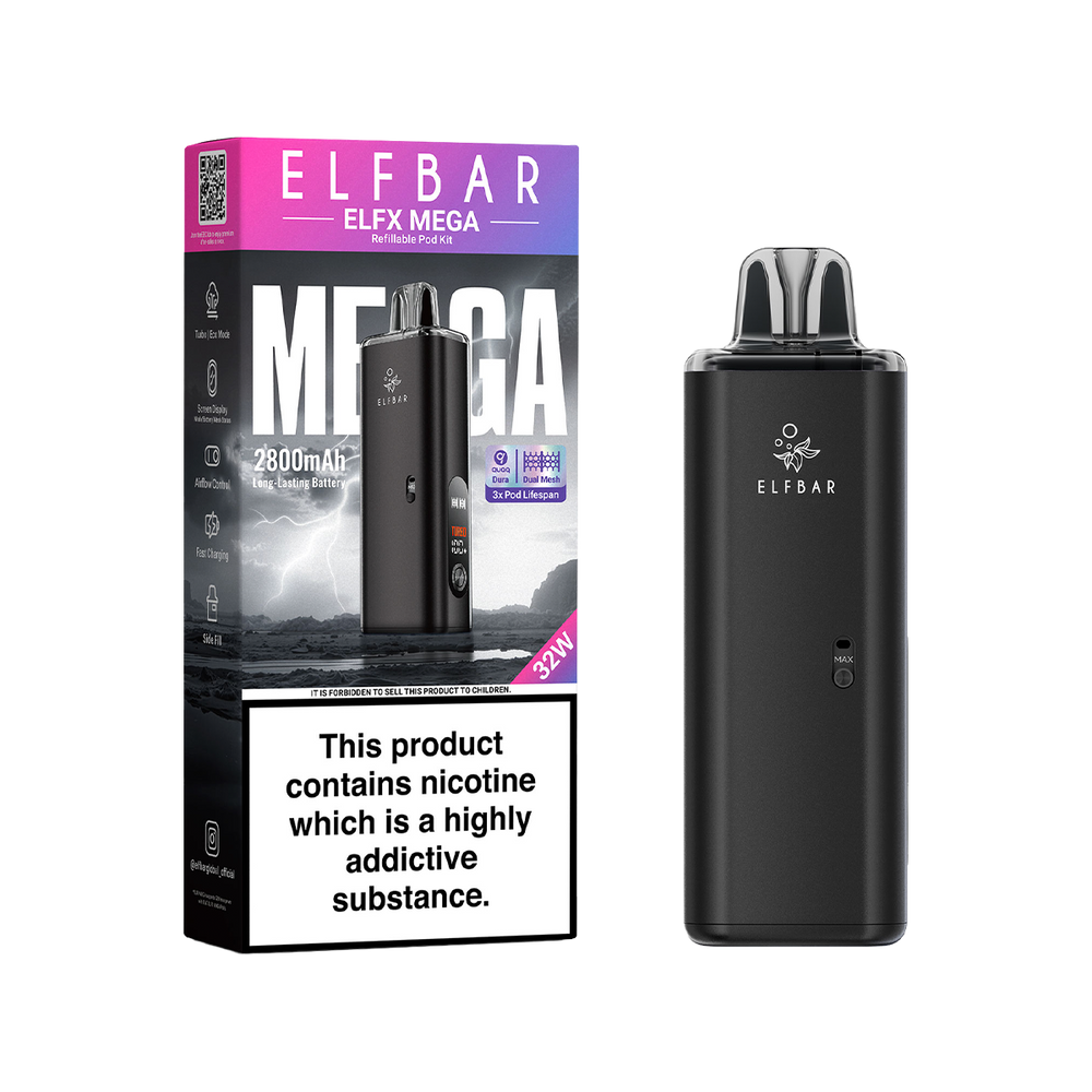 Elfbar ELFX Mega Kit black