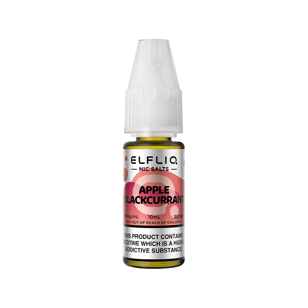 elfliq by elfbar nic salts 10ml apple blackcurrant