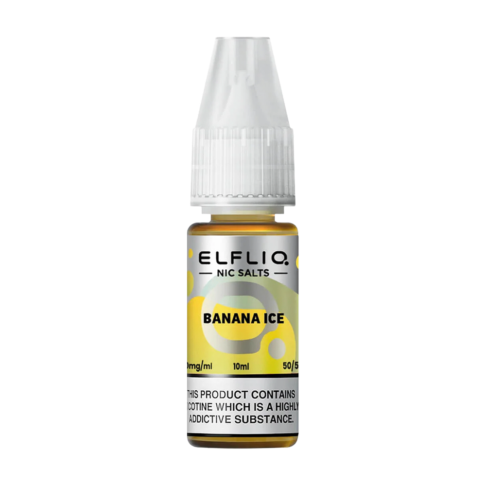 elfliq by elfbar nic salts 10ml banana ice