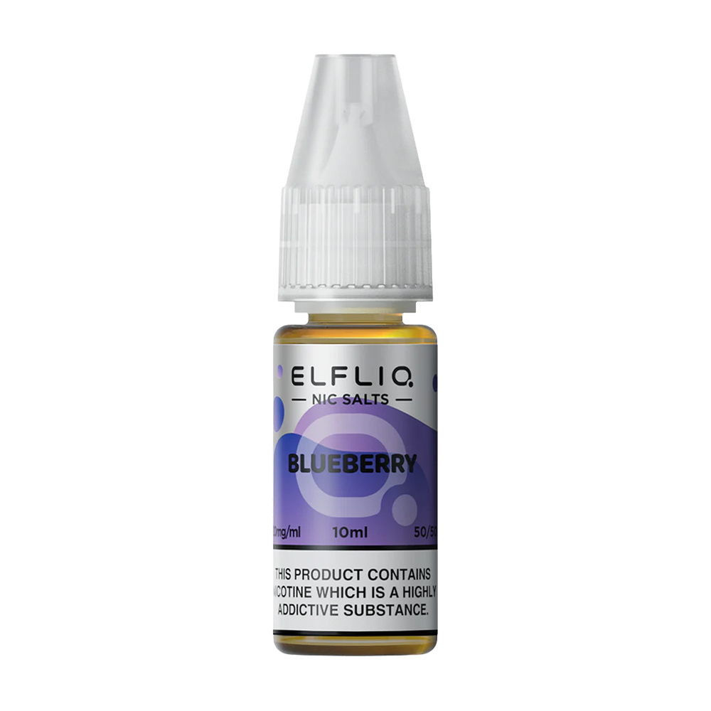 elfliq by elfbar nic salts 10ml blueberry