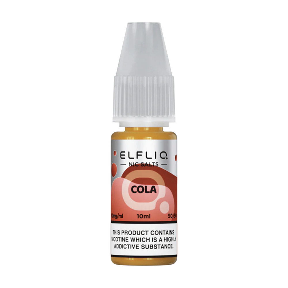 elfliq by elfbar nic salts 10ml cola