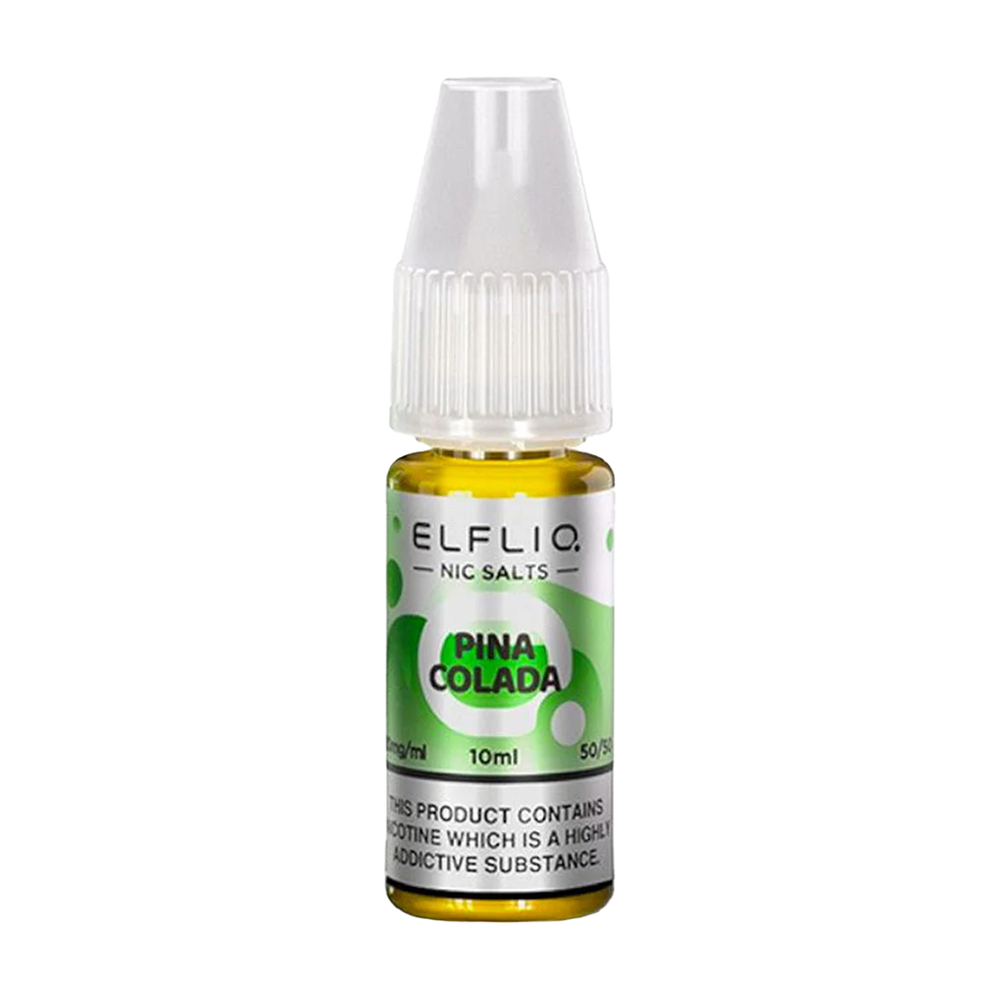 elfliq by elfbar nic salts 10ml pina colada