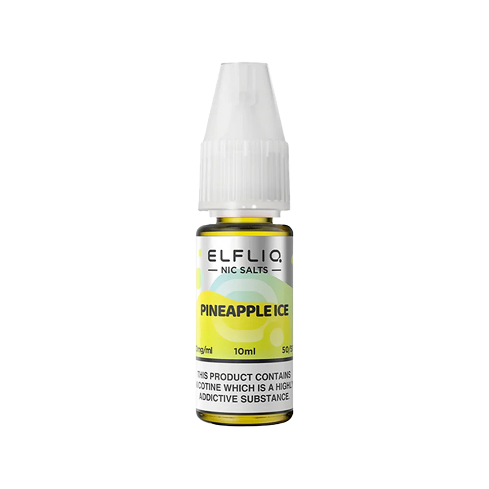 elfliq by elfbar nic salts 10ml pineapple ice