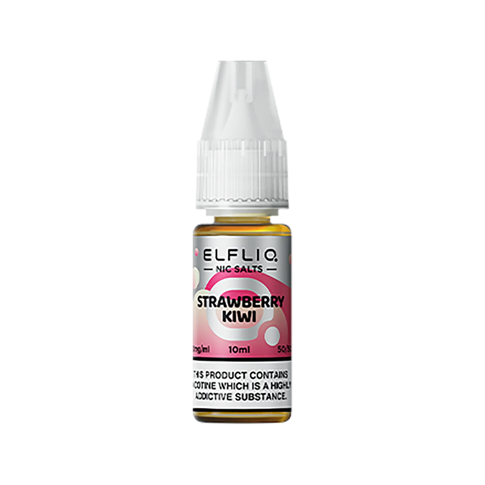 elfliq by elfbar nic salts 10ml strawberry kiwi
