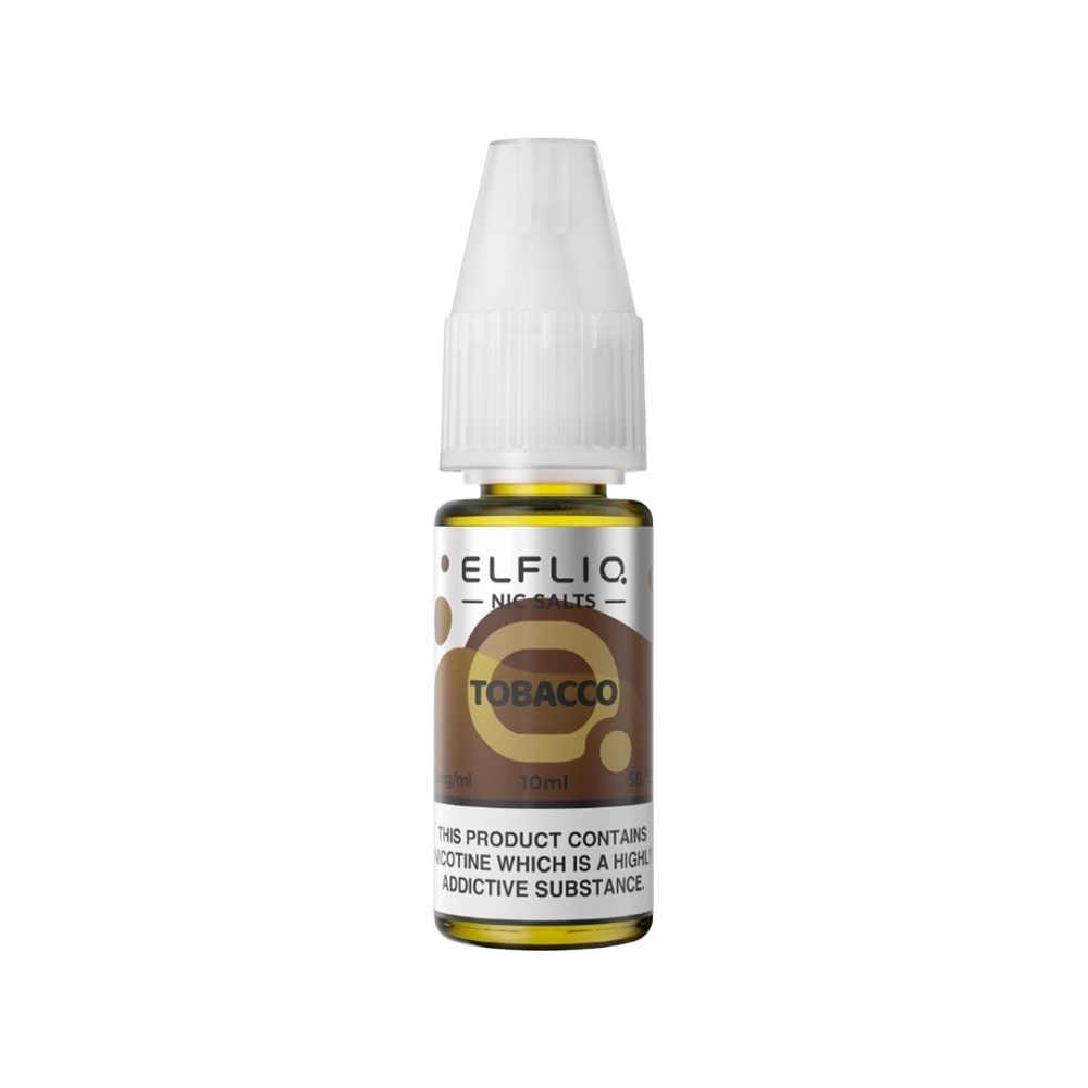elfliq by elfbar nic salts 10ml tobacco