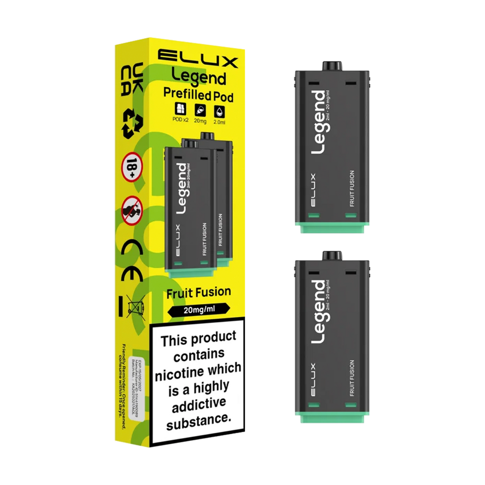 Fruit Fusion Elux Legend 1500 Pods  Vape Shop