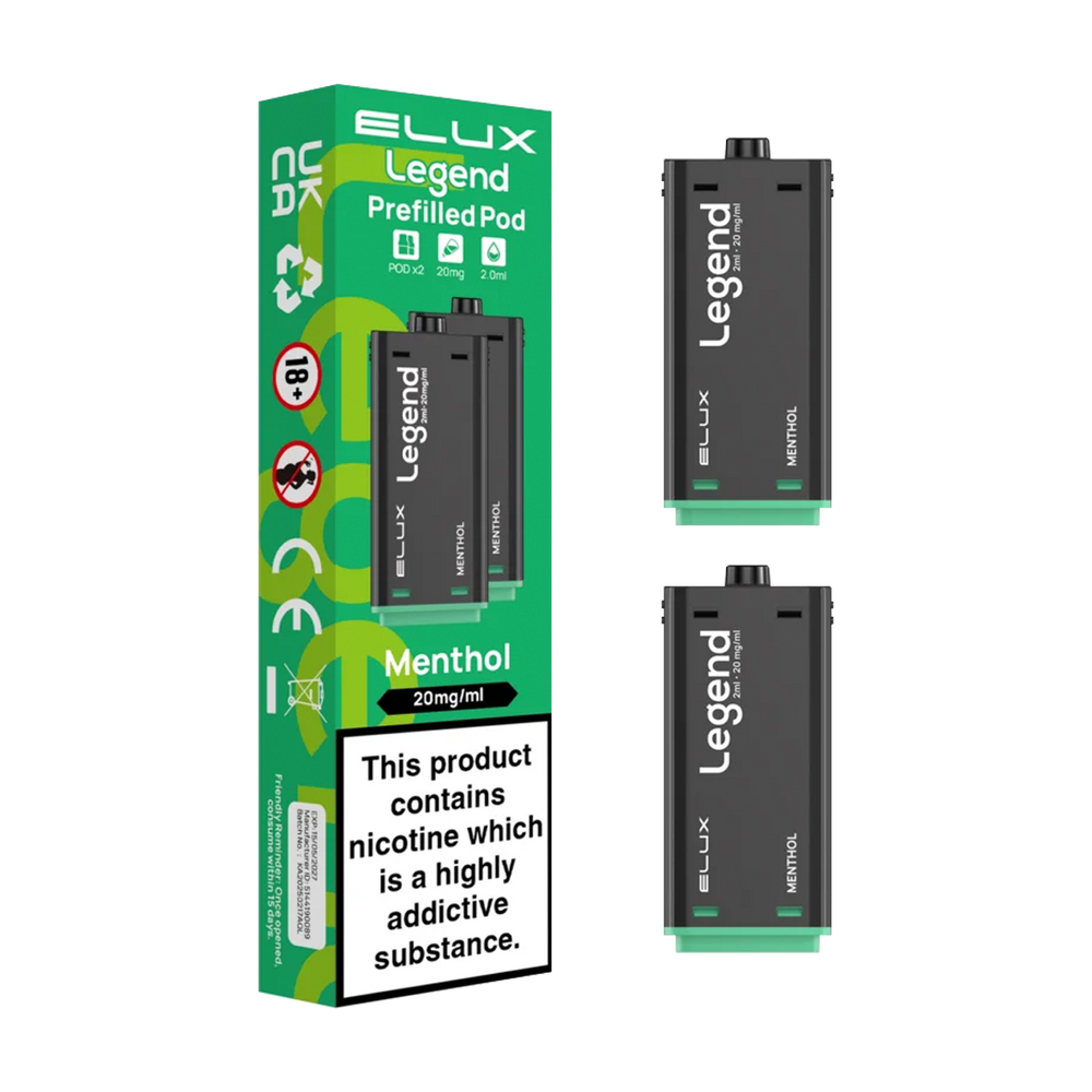 Menthol Elux Legend 1500 Pods Vape Shop Menthol Elux Legend 1500 Pods Vape Shop