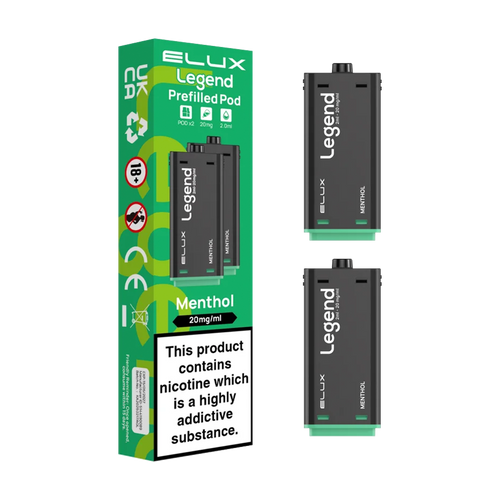 Menthol Elux Legend 1500 Pods