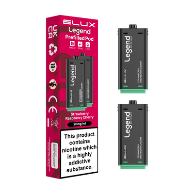 Strawberry Raspberry Cherry Elux Legend 1500 Pods