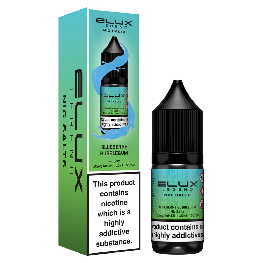 Blueberry Bubblegum Nic Salt by Elux 10ml