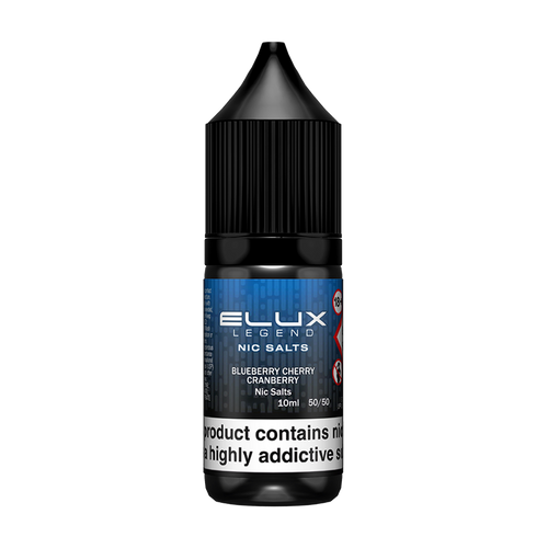 elux legend nic salts blueberry cherry cranberry 10ml