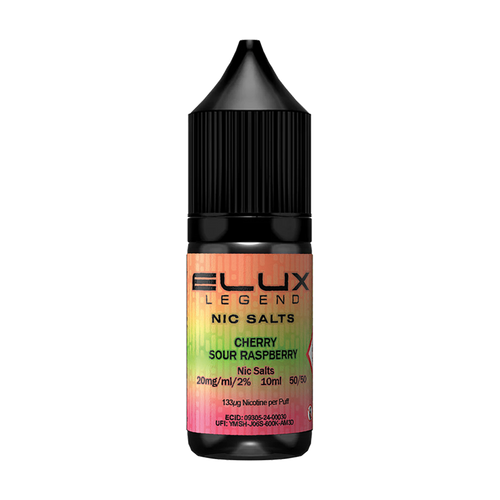 elux legend nic salts cherry sour raspberry 10ml