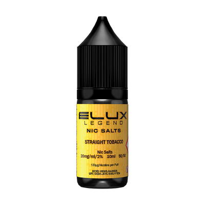 elux legend nic salts straight tobacco 10ml