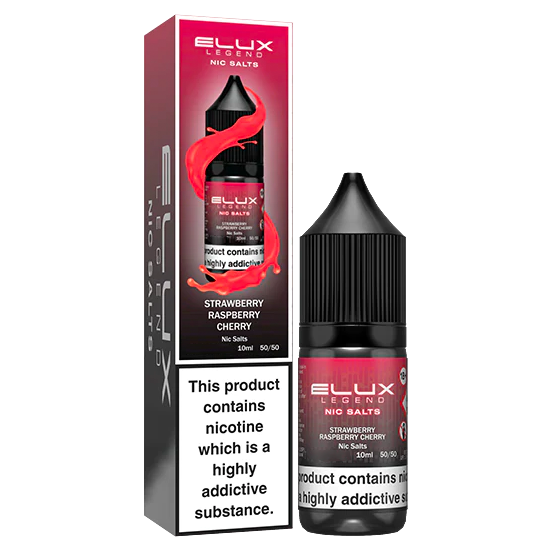 Strawberry Raspberry Cherry Nic Salt by Elux 10ml