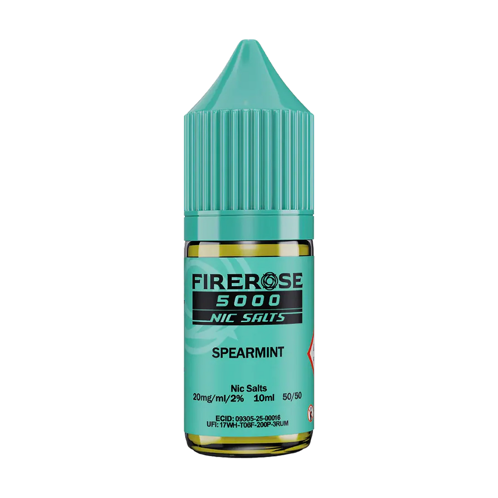 elux fire rose 5000 nic salt eliquid spearmint