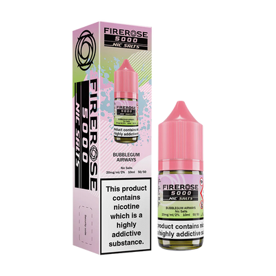 elux firerose 5000 nic salt bubblegum airways