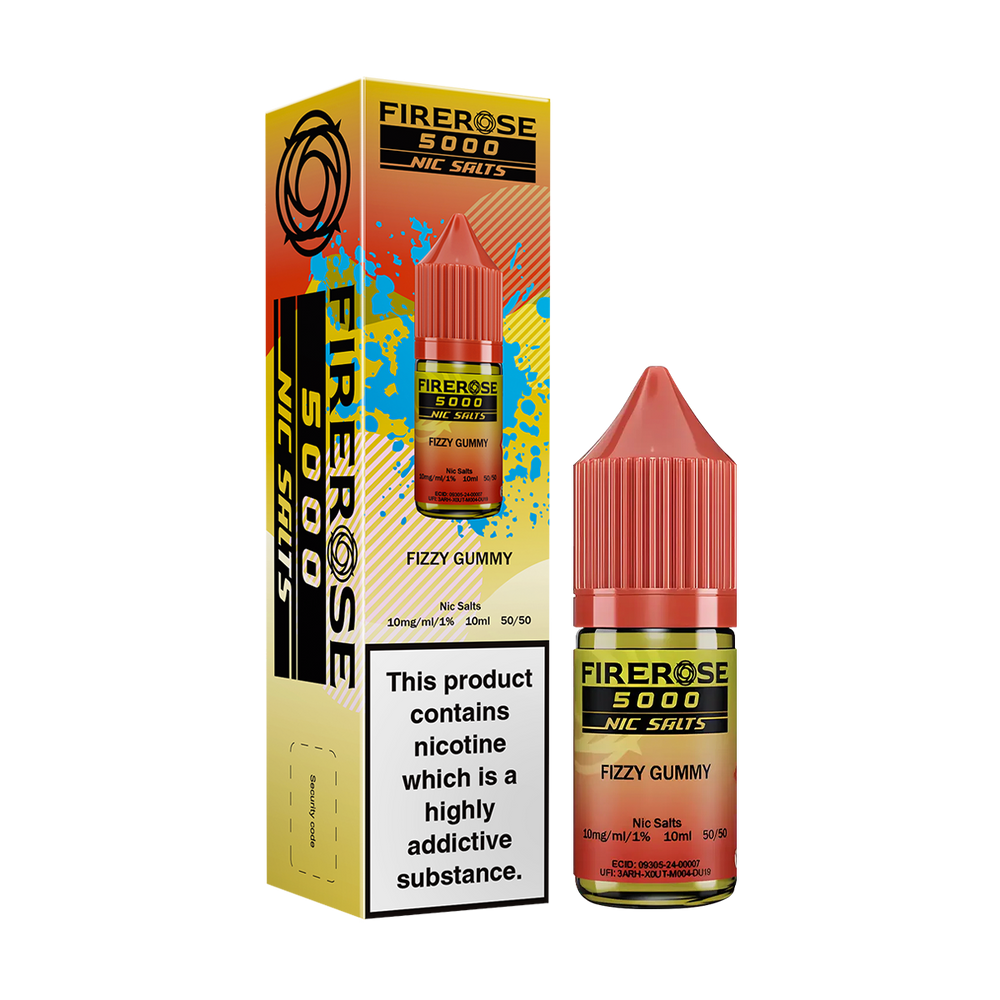 elux firerose 5000 nic salt fizzy gummy