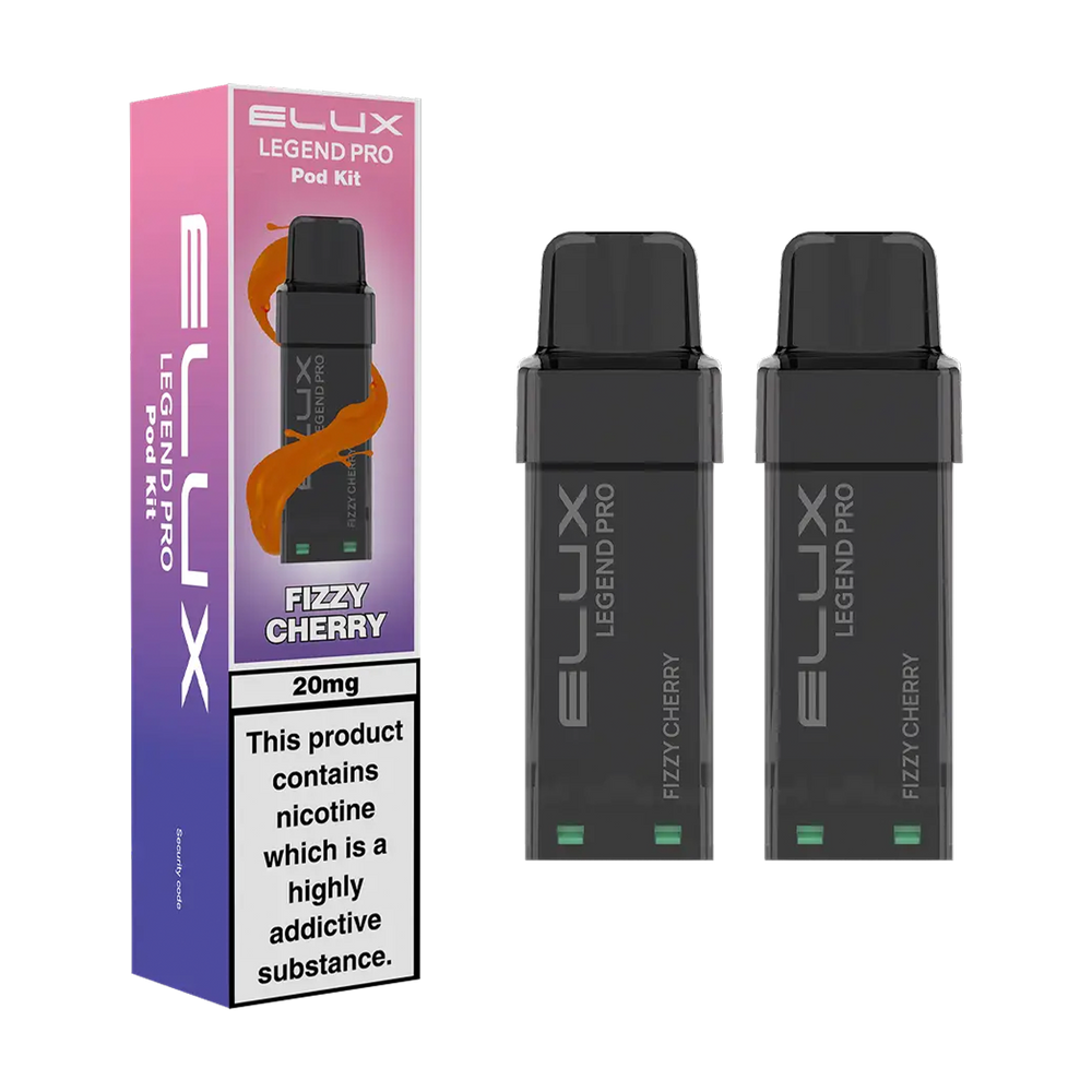 elux legend pro 600 pods fizzy cherry