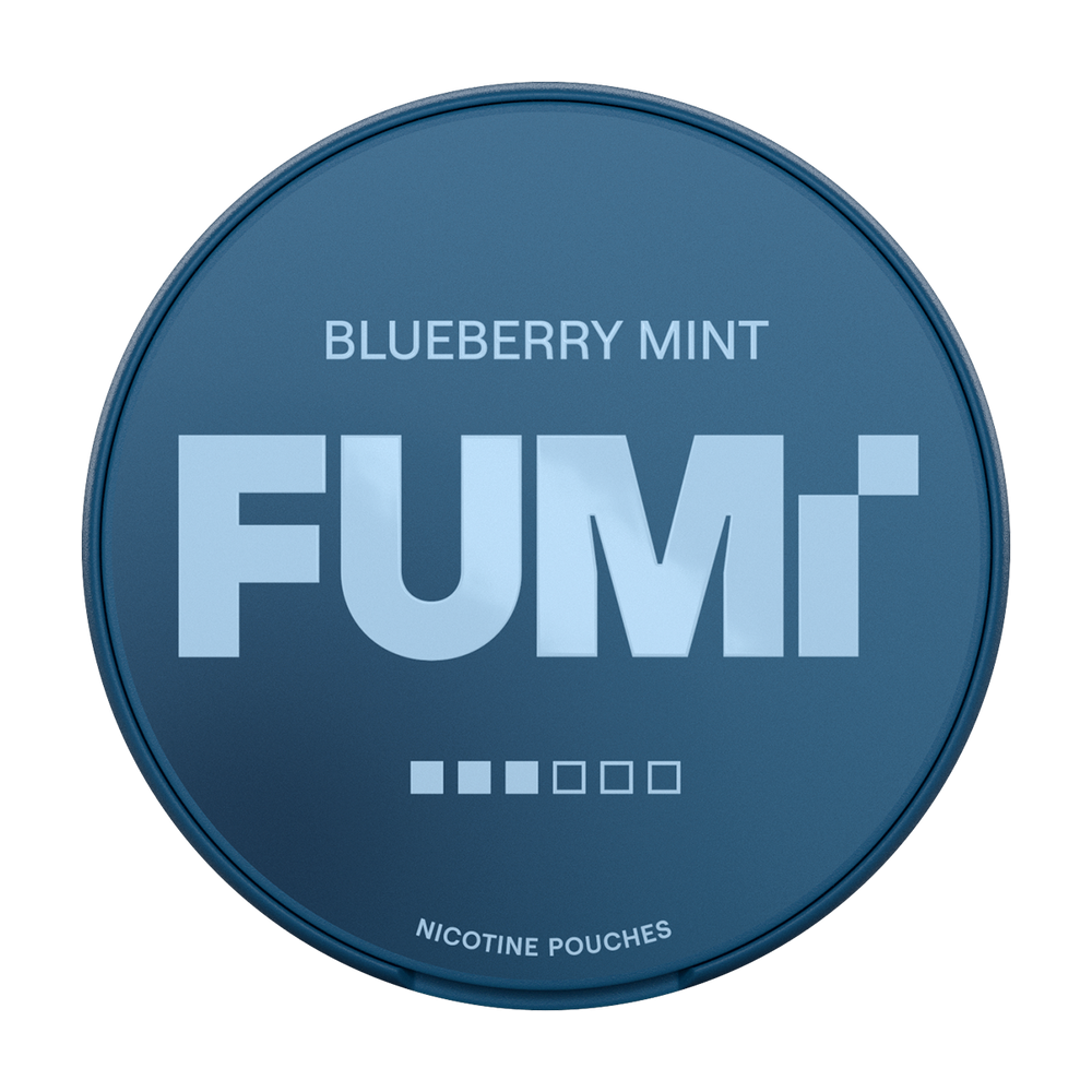 Minty Blueberry FUMI Nicotine Pouches