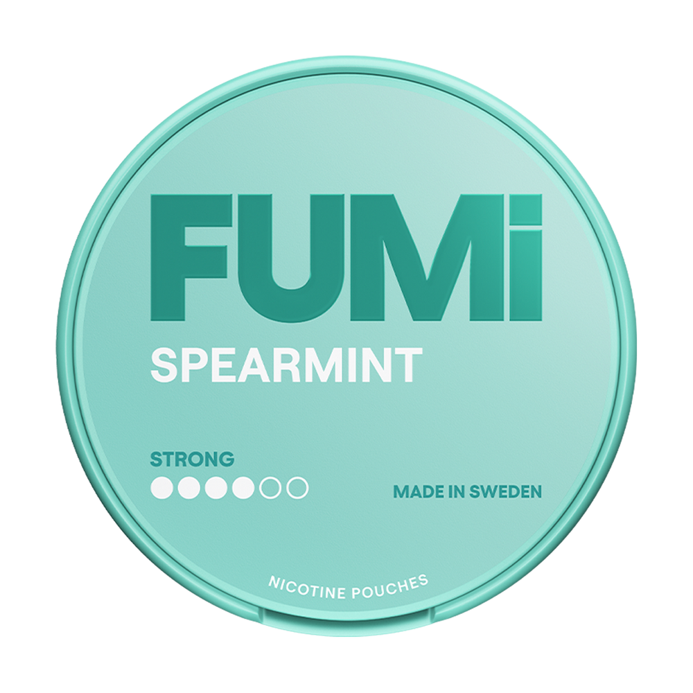 Spearmint FUMI Nicotine Pouches strong