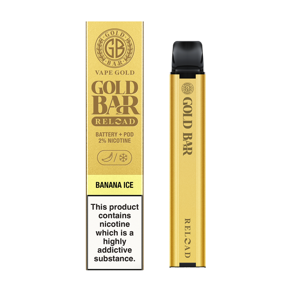 Banana Ice Gold Bar Reload Prefilled Pod Kit | Shop 3 Pods For 15  Vape  Shop