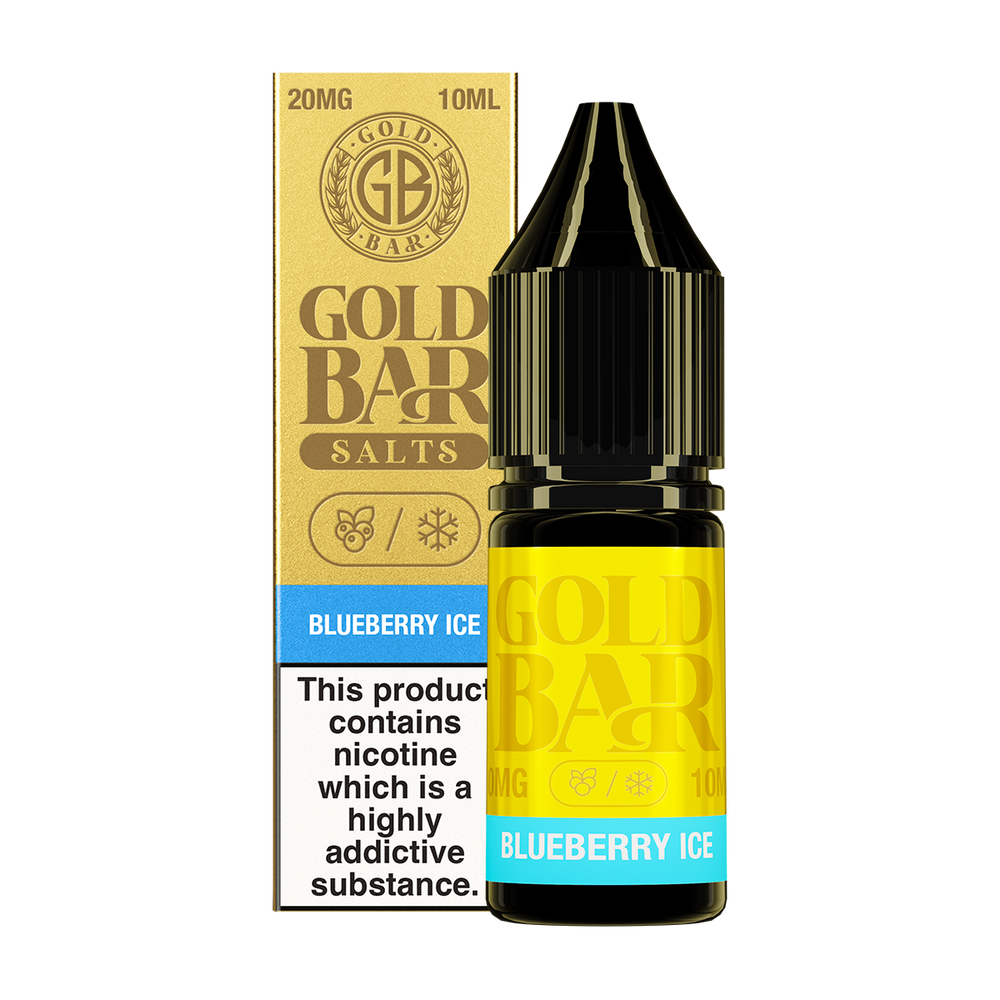 Blueberry Ice Nic Salt by Gold Bar 10ml 20mg