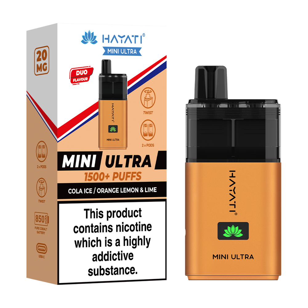 Hayati Mini Ultra Kit | Prefilled Pod Kit | MTL Vaping Vape Shop Hayati Mini Ultra Kit | Prefilled Pod Kit | MTL Vaping Vape Shop
