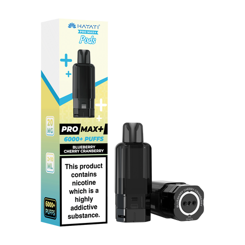 hayati pro max plus pods blueberry cherry cranberry