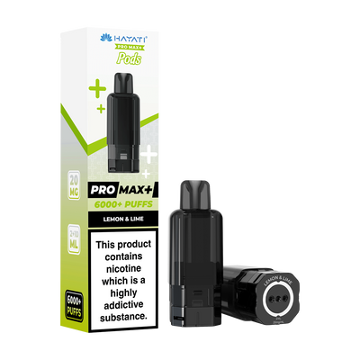 hayati pro max plus pods lemon and lime