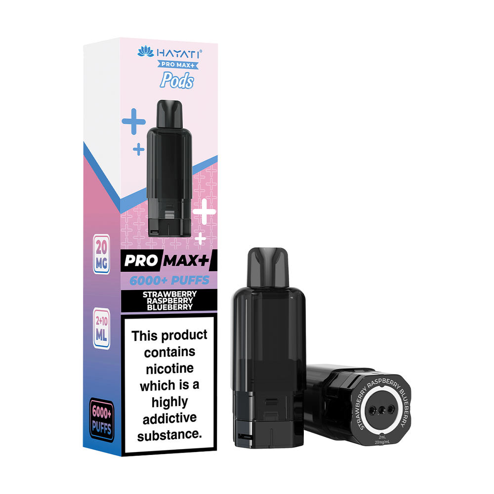 Strawberry Raspberry Blueberry Hayati Pro Max+ Refill Pack