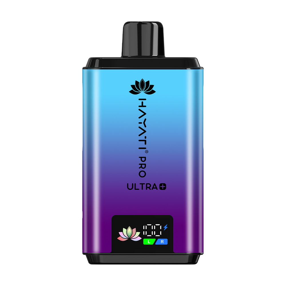 Hayati Pro Ultra Plus 25000 Pod Kit blackcurrant cotton k blue raspberry