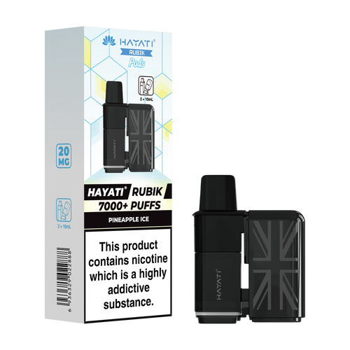 hayati rubik 7000 refill pods pineapple ice