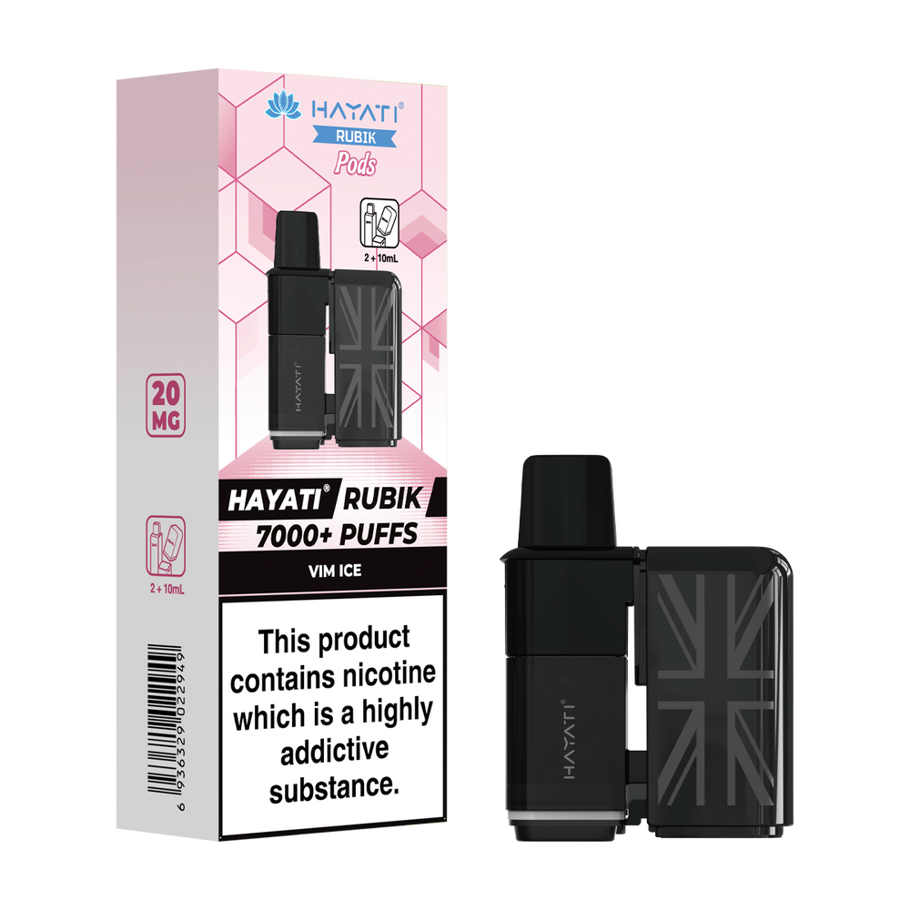 hayati rubik 7000 refill pods vim ice