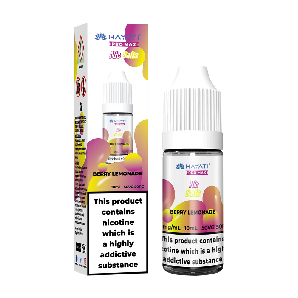 hayati pro max nic salts berry lemonade